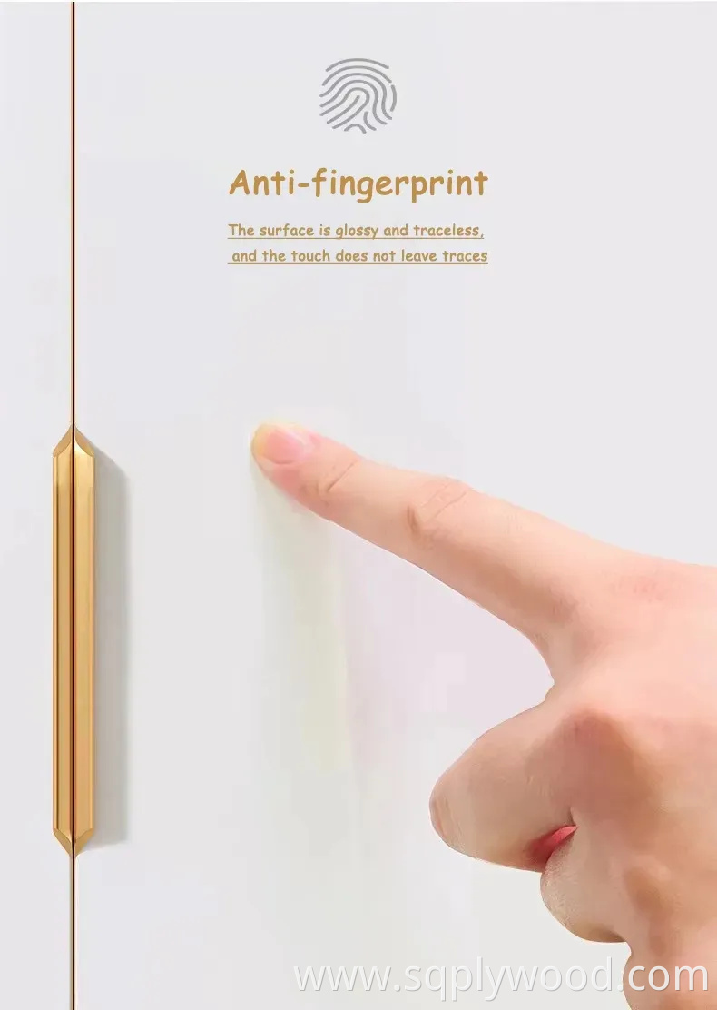 Pet Laminated MDF Board Sublimation MDF Board UV Boards High Glossy Pet Laminated Particleboard for Kitchen Cabinet Fancy MDF PVC Coated Plywood Pet Board